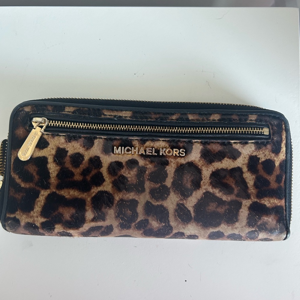 Michael Kors Leopard Print Wallet